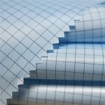 Υφασμάτινο ύφασμα από πολυεστέρα πάχους 5mm λωρίδας από πολυεστέρα για αντιστατικά ενδύματα